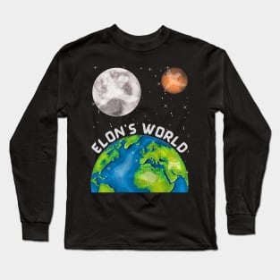 Elon's World Long Sleeve T-Shirt